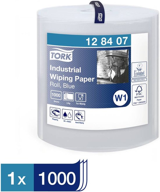 Tork centrefeed handdoekrollen blauw (6 stuks) - CL129 - de leverancier voor de horeca