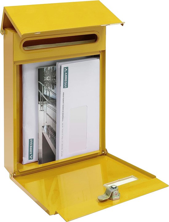 Durable Neodymium magnetische documenthouder A4 liggend formaat Geel