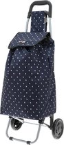 Davidt's Trioky - Boodschappenkar / Shoppingtrolley - Navy Heart