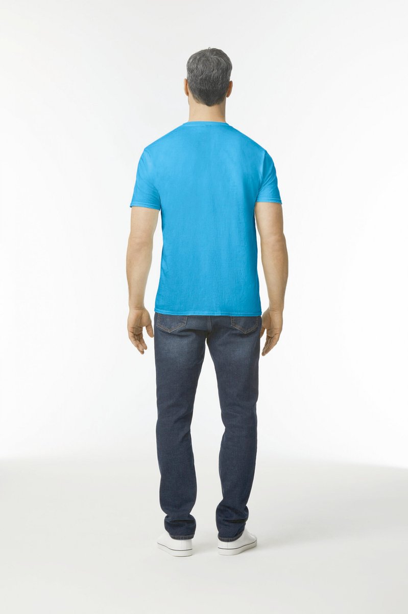 Gildan T-shirt voor volwassenen Softstyle GI980 - Carribean Blue - 3XL