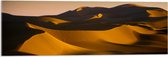 Acrylglas - Zandbergen in de Woestijn - 90x30 cm Foto op Acrylglas (Met Ophangsysteem)