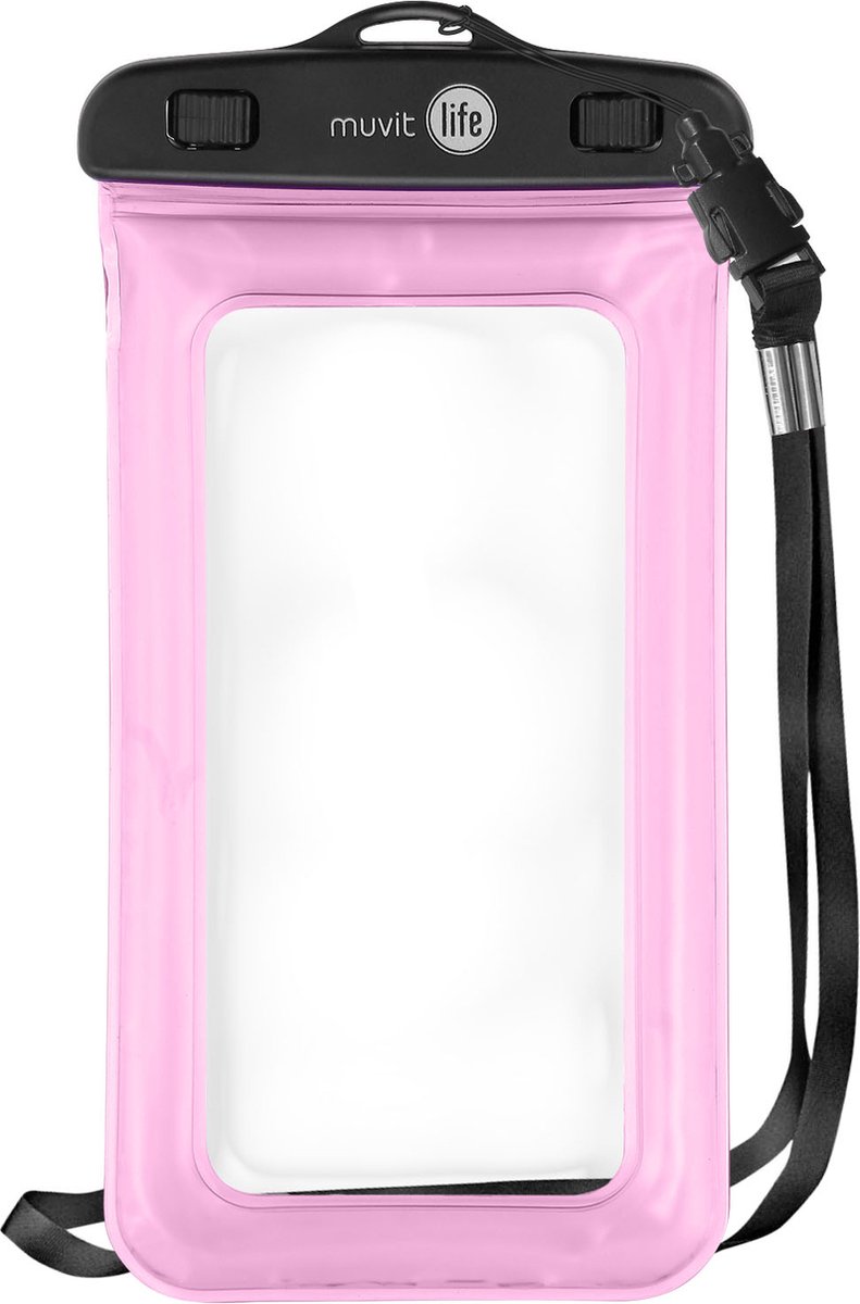 Universele hoes voor smartphone Waterdicht IPX8 Tactile Muvit Roze