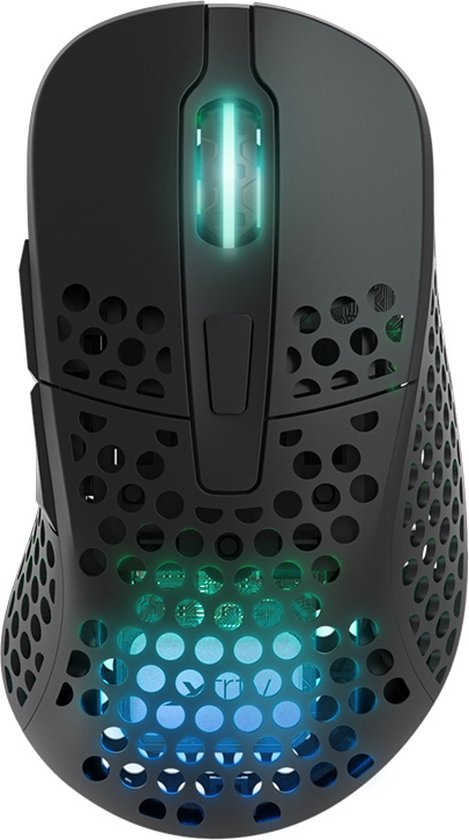 CHERRY Xtrfy M4 Wireless RGB Optisch, 19000DPI, 2.4GHz, 71g, Zwart