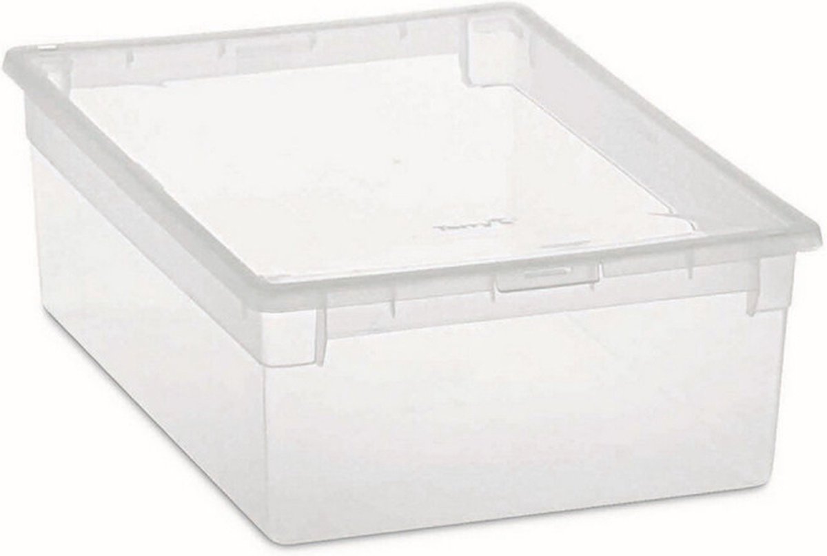 Multi-functionele Kist Terry Light Box M Met deksel Transparant Polypropyleen Plastic 27,8 x 39,6 x 13,2 cm