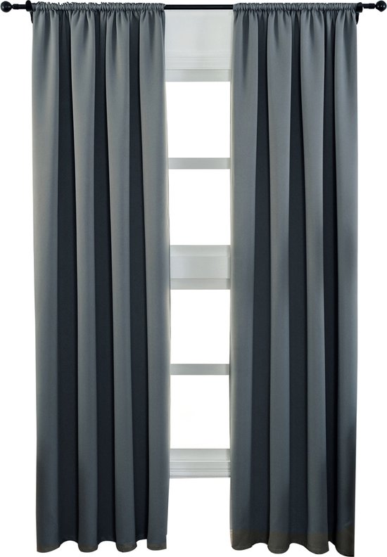 Radiatorgordijn met oogjes zuiver katoen, scenario La Redoute Interieurs | La Redoute
