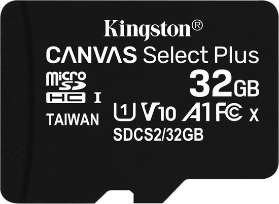 Kingston - Carte Mémoire MicroSD Plus Canvas Go avec Adapteur SD, Capa