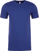 Men´s Sueded T-Shirt met ronde hals Royal - XL