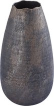 Pot de Fleurs PTMD Semin - 21x21x38 cm - Aluminium - Argent