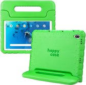 HappyCase Kinder Tablethoes Geschikt voor Lenovo Tab P11/P11 Plus | Kindvriendelijke Hoes | Beschemhoes | Kinderhoes | met Handvat en Standaard | Groen