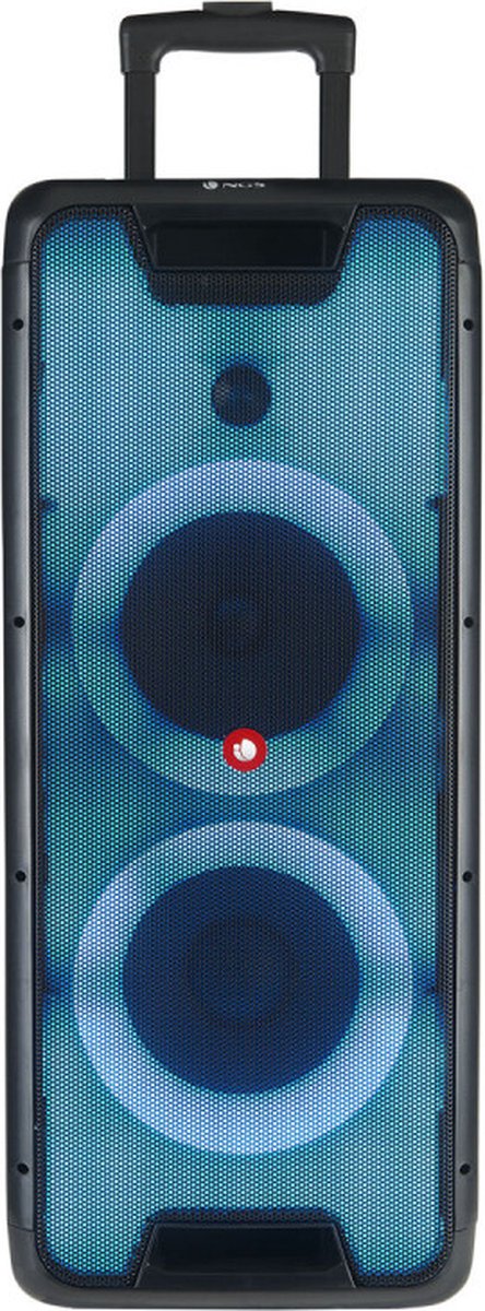 NGS Wild Rave 2 - Bluetooth Speaker - Draagbare Party Speaker - 300W - Zwart