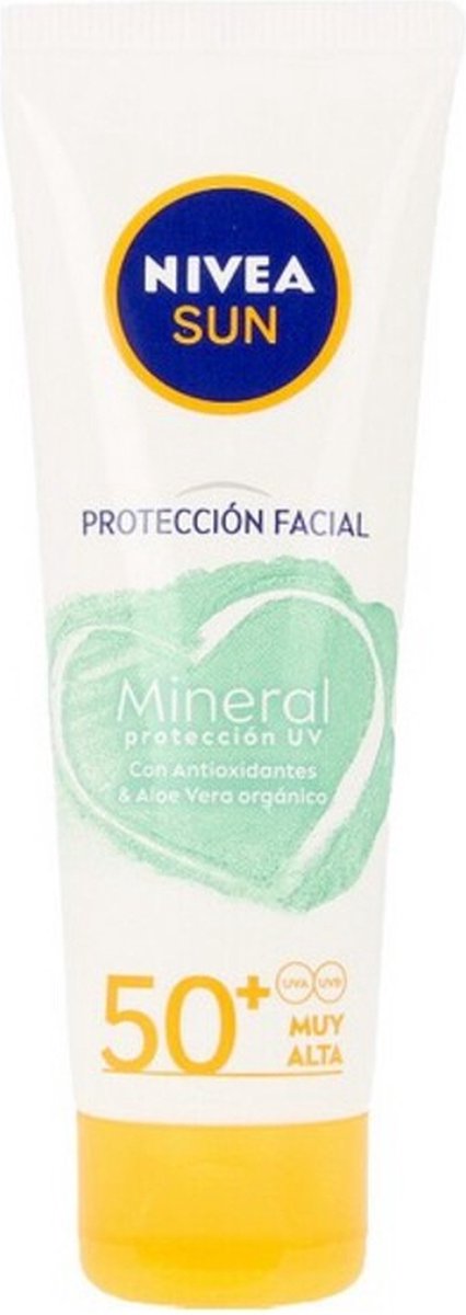Goedkoopste Zonnebrand crème Sun Facial Mineral Nivea 50 (50 ml