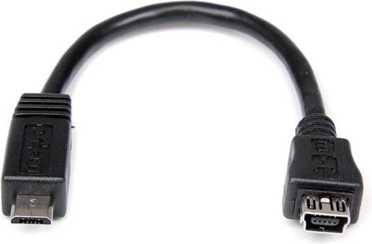 Cable Micro USB Startech UUSBMUSBMF6 Micro USB A Micro USB B Black