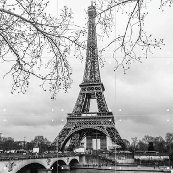 IXXI The Eiffel Tower - Wanddecoratie - Landen - 60 x 60 cm