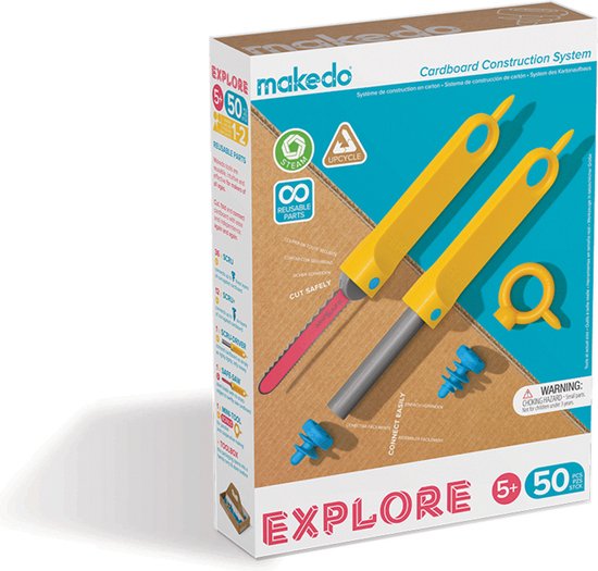 STEM Electric Bouwset 203-delig - Educatief Bouwspeelgoed met Boormach - More For Mini