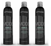 Affinage Mode Work It Flexible Hairspray - 3 x 900ml