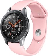 By Qubix Rubberen sportband 22mm - Roze - Geschikt voor Samsung Galaxy Watch 3 (45mm) - Galaxy Watch 46mm - Gear S3 Classic & Frontier