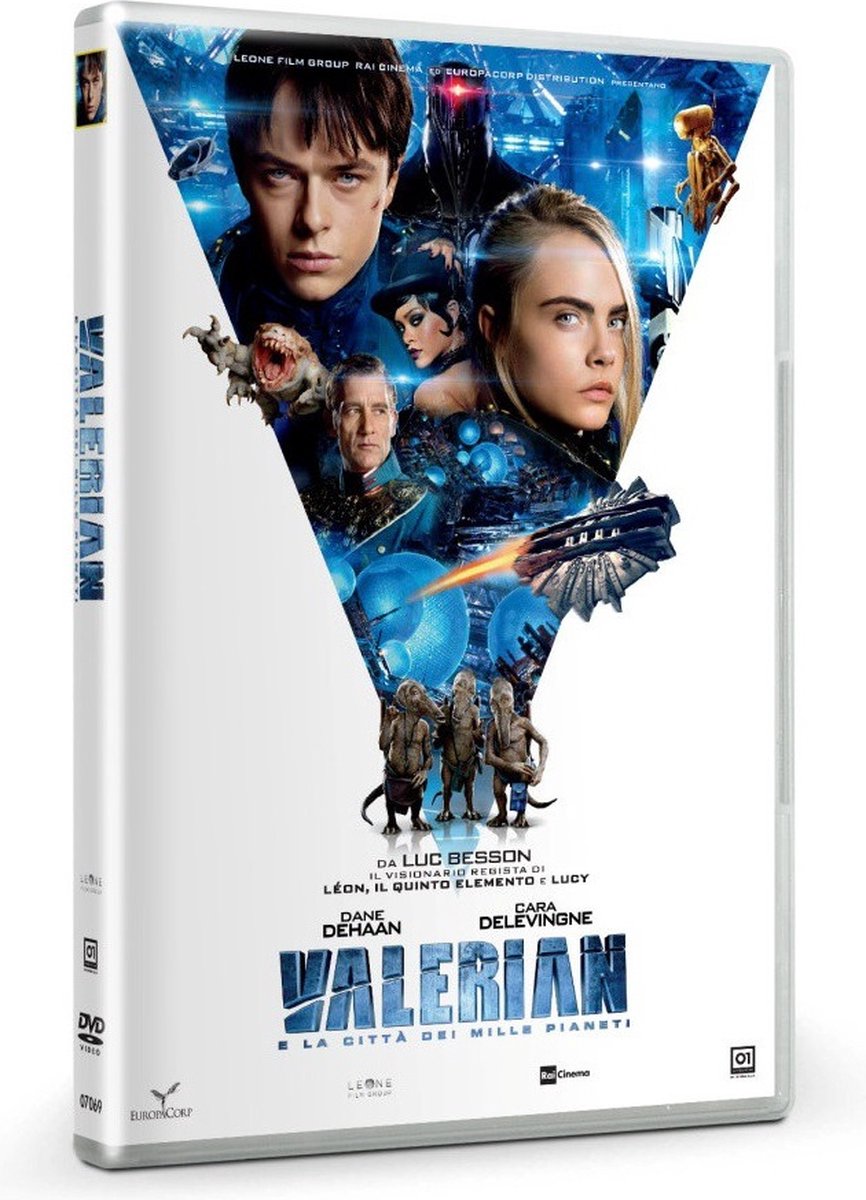 Rai Cinema Valérian and the City of a Thousand Planets DVD Engels, Italiaans