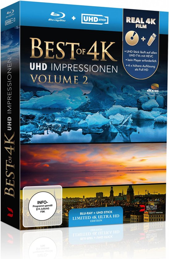 Best of 4K - UHD Volume 2 (UHD Stick in Real 4K)/Lim. Ed,