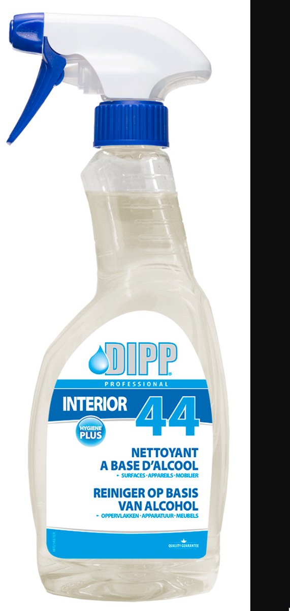 DIPP Professional N°44 - Interieurreiniger - AlcoholSpray - Jasmijn geur - Ontvetter