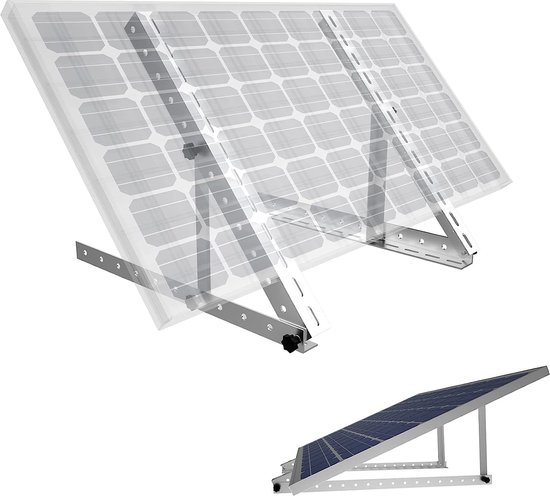 Zonnepaneel, hellinghouders met instelbare hoek voor boot, camper, dak, muur (48 inch lengte