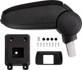 vidaXL Accoudoir 12x33x(24-42) cm ABS Noir - Accoudoir de voiture - Accoudoirs de voiture - Accoudoir de voiture - Console centrale de voiture