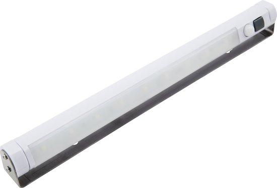 Keukenverlichting 9 LED's - Kastverlichting 100lm - Onderbouwverlichting met bewegingsmelder - op Accu 4000K wit