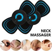 Pack Duo - Masseur de cou - Mini masseur EMS - Massage de stimulation musculaire électronique - Électromassage - Massage d'électrostimulation -Nuque - Dos - Abdomen - Muscle