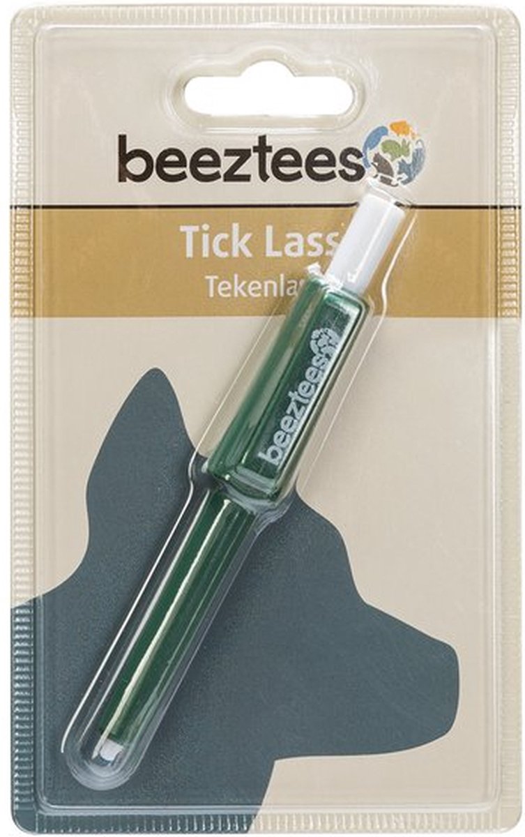 Beeztees - Plastic Tekenlasso - Groen - Hond, kat & paard