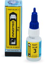 Innotec Fast Glue nr. 3 - 20gr voor het verlijmen van harde materialen