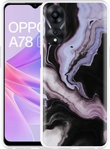 Cazy Hoesje geschikt voor Oppo A78 5G Liquid Marble
