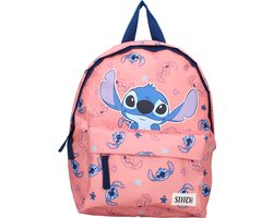 foto van Stitch Rugzak Meisjes Peach - Hoogte 31cm - 2 t/m 4 Jaar