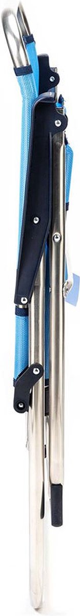 SPARKS - Klapstoel set - Zwart/Blauw - Metaal | Leen Bakker SPARKS - Klapstoel set - Zwart/Blauw - Metaal | Leen Bakker