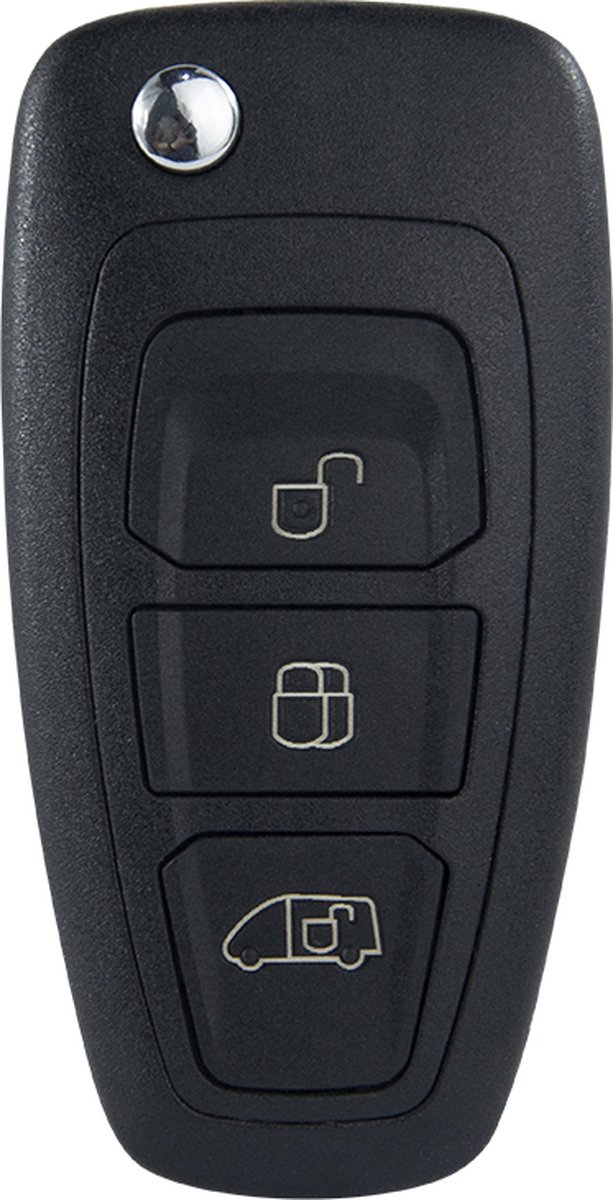 XEOD Autosleutelbehuizing - sleutelbehuizing auto - sleutel - Autosleutel / Ford Transit 3 knops klap sleutel