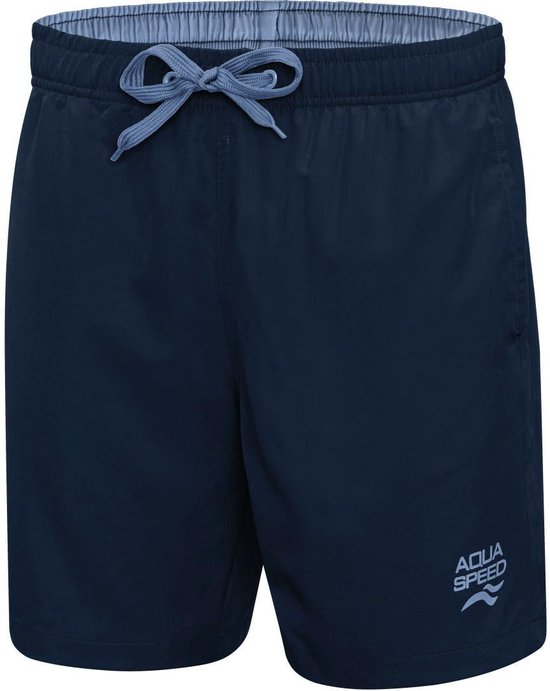 Aquaspeed Stijlvolle Zwemshort - Comfortabele Donkerblauwe Shorts voor Mannen - L