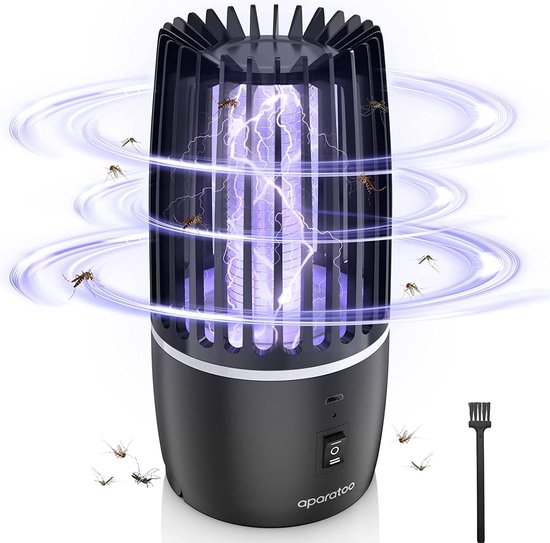 Elektrische Muggenlamp - UV Muggenlamp – Muggenvanger - Mosquitokiller- Antimuggenlamp - Muggendoder - Insectenverdelger - Geluidloos - Draadloos