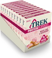 TREK proteïne havermoutrepen White Choc & Raspberry (3x50g) - 10 stuks