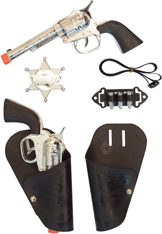 Ensemble de 2 pistolets de Cowboy - Jeux de Fête