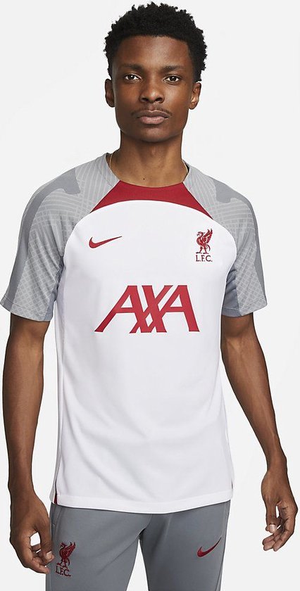 Liverpool FC Strike Nike Dri-FIT Voetbaltop White Smoke Grey - Nike