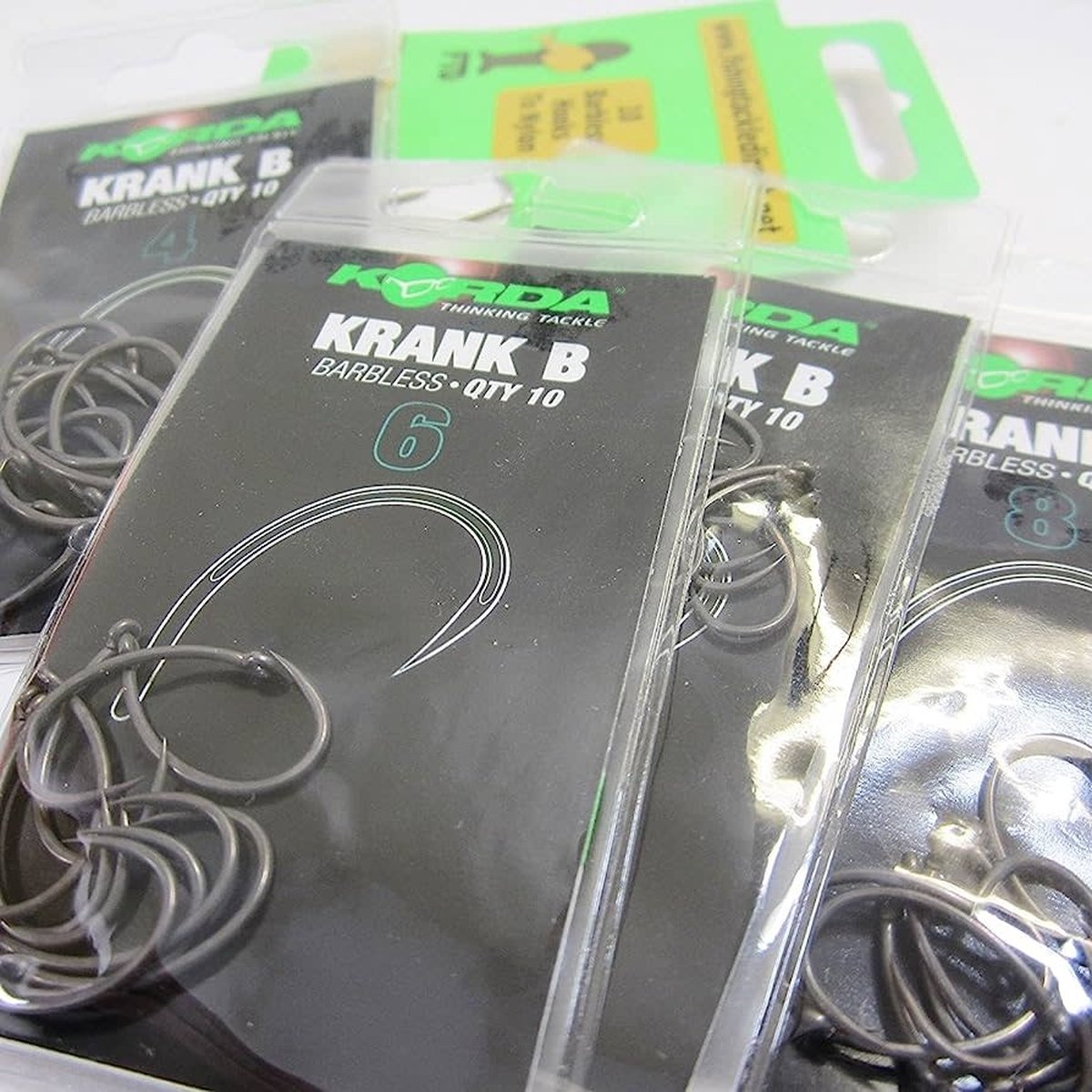 Korda Krank B Barbless (10 pcs) - Maat : 6