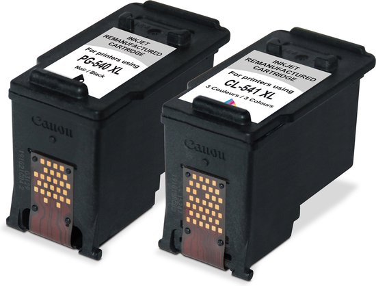 Canon PG-540XL CL-541XL C - Pack de 2 cartouches noire et couleurs