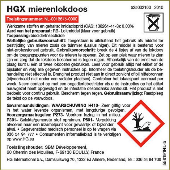 HGX mierenlokdoos NL-0018675-0000 2st - HG