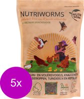Nutriworms! - Meelwormen – 35 Liter – 5000 gram - Hoogwaardige Voeding voor Kippen en vele andere Dieren - Alternatief voor Meelwormen