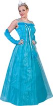 Koning Prins & Adel Kostuum | Koninklijk Blauwe Marilene Bal | Vrouw | Maat 44-46 | Carnaval kostuum | Verkleedkleding