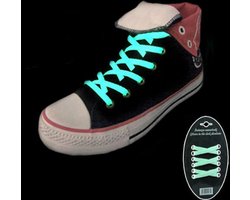 Glow in the dark schoenveters Groen