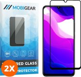 Mobigear Screenprotector geschikt voor Xiaomi Mi 10 Lite Glazen | Mobigear Premium Screenprotector - Case Friendly - Zwart (2-Pack)