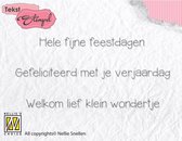 Stempel Nederlandse Tekst - Feestdagen, verjaardag, geboorte