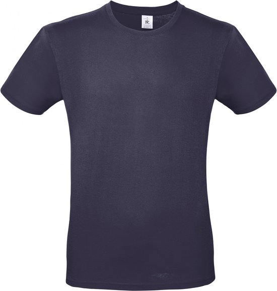 Classic E150 T-shirt B&C Collectie Navy Blue Maat M