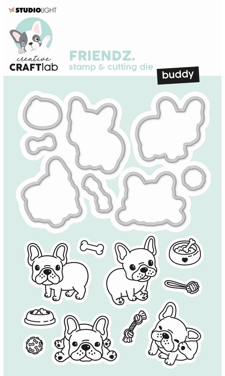 Creative Craftlab Mini Friendz Stamp & Cutting Die Buddy
