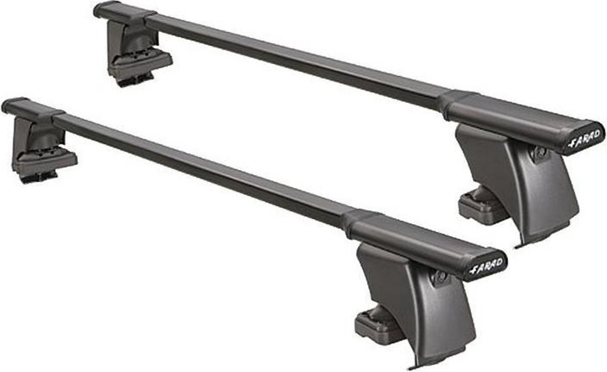 Dakdragers geschikt voor de Citroen C3 5d 2002 t/m 2009 glad dak - Staal smal - 75kg laadvermogen - Merk Farad