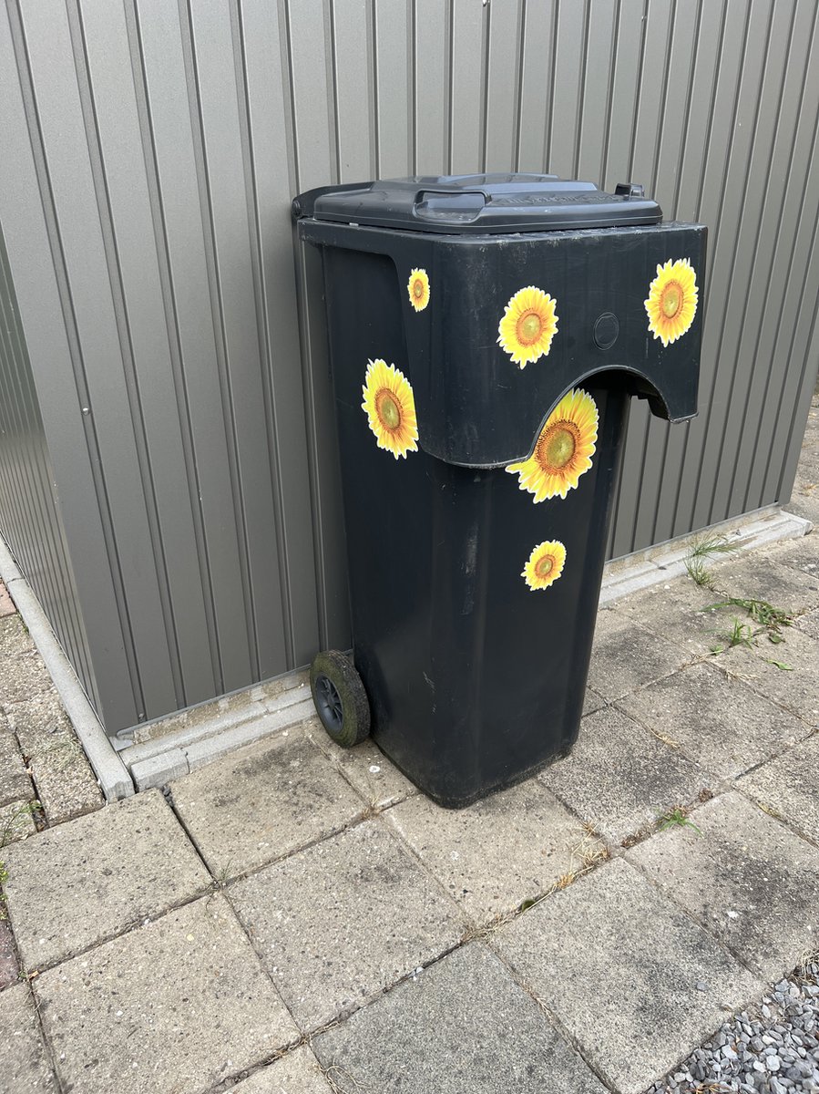 Zonnebloem Decoratie Stickers voor Kliko of Laptop | 10-delige Set | Waterbestendig Vinyl — afbeelding 3